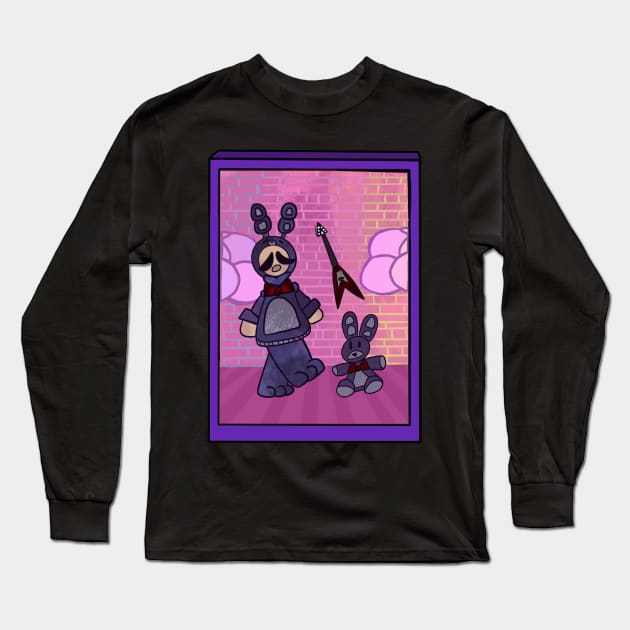 bonnie figure toy Long Sleeve T-Shirt by Shard Art